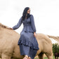Long Sleeve Smocked Waist Tiered Maxi Dress Dresses Inherit