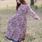 Long Sleeved Tiered Paisley Maxi Dress Dresses Polagram