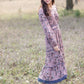 Long Sleeved Tiered Paisley Maxi Dress Dresses Polagram