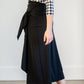 Long Swim Skirt with Front Side Tie Skirts Silver Tail Swim Wear Inc.