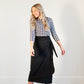 Long Swim Skirt with Front Side Tie Skirts Silver Tail Swim Wear Inc.