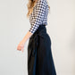 Long Swim Skirt with Front Side Tie Skirts Silver Tail Swim Wear Inc.