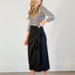 Long Swim Skirt with Front Side Tie Skirts Silver Tail Swim Wear Inc.