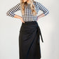 Long Swim Skirt with Front Side Tie Skirts Silver Tail Swim Wear Inc.