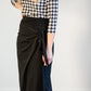 Long Swim Skirt with Front Side Tie Skirts Silver Tail Swim Wear Inc.