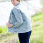 Loose Fit Distressed Denim Jacket - FINAL SALE Layering Essentials