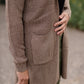 Loose Knit Open Front Pocket Cardigan-FINAL SALE Tops