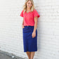Lovely Coral V-Neck Tee - FINAL SALE Tops