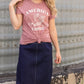 Lucy Elastic Waist Denim Midi Skirt - FINAL SALE Skirts