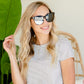 Lucy Oversized Square Flat Sunglasses -FINAL SALE Accessories