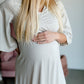 Lumee Champagne Sheen Maxi Dress Dresses Mikarose