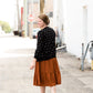 Luxe Crew Neck Polka Dot Sweater - FINAL SALE Tops