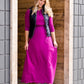 Lydia Button Front Maxi Dress - FINAL SALE Dresses