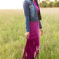 Lydia Button Front Maxi Dress - FINAL SALE Dresses