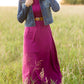 Lydia Button Front Maxi Dress - FINAL SALE Dresses