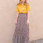 Lynn Tiered Peasant Skirt Skirts