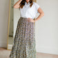 Lynn Tiered Peasant Skirt Skirts Inherit Black / XS
