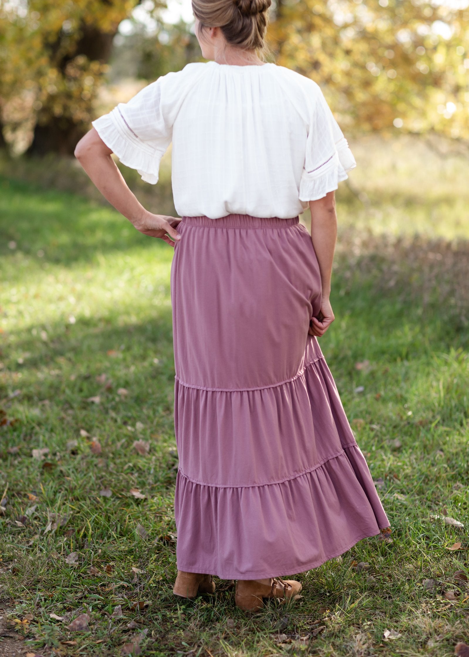 Lynn Tiered Peasant Skirt Skirts Inherit