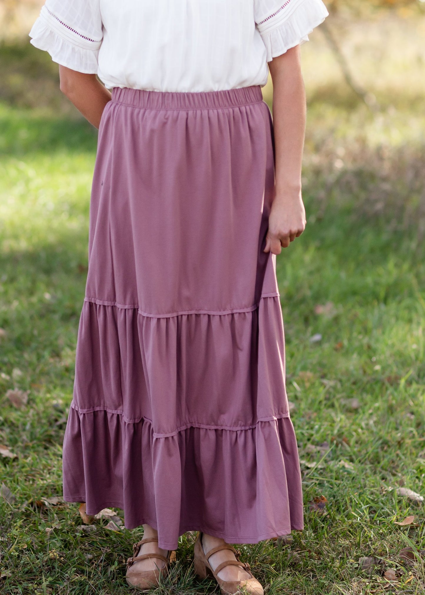 Lynn Tiered Peasant Skirt Skirts Inherit
