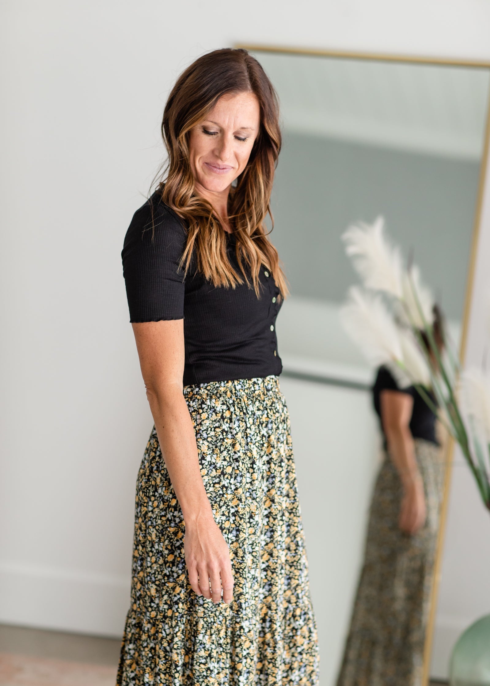 Lynn Tiered Peasant Skirt Skirts Inherit