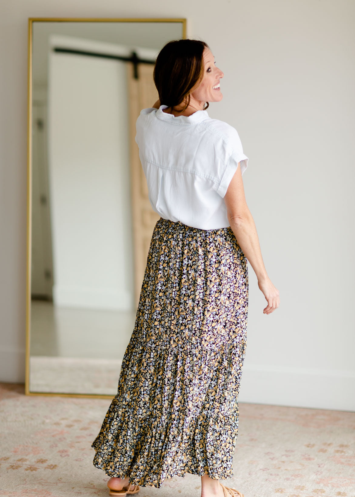 Lynn Tiered Peasant Skirt Skirts Inherit