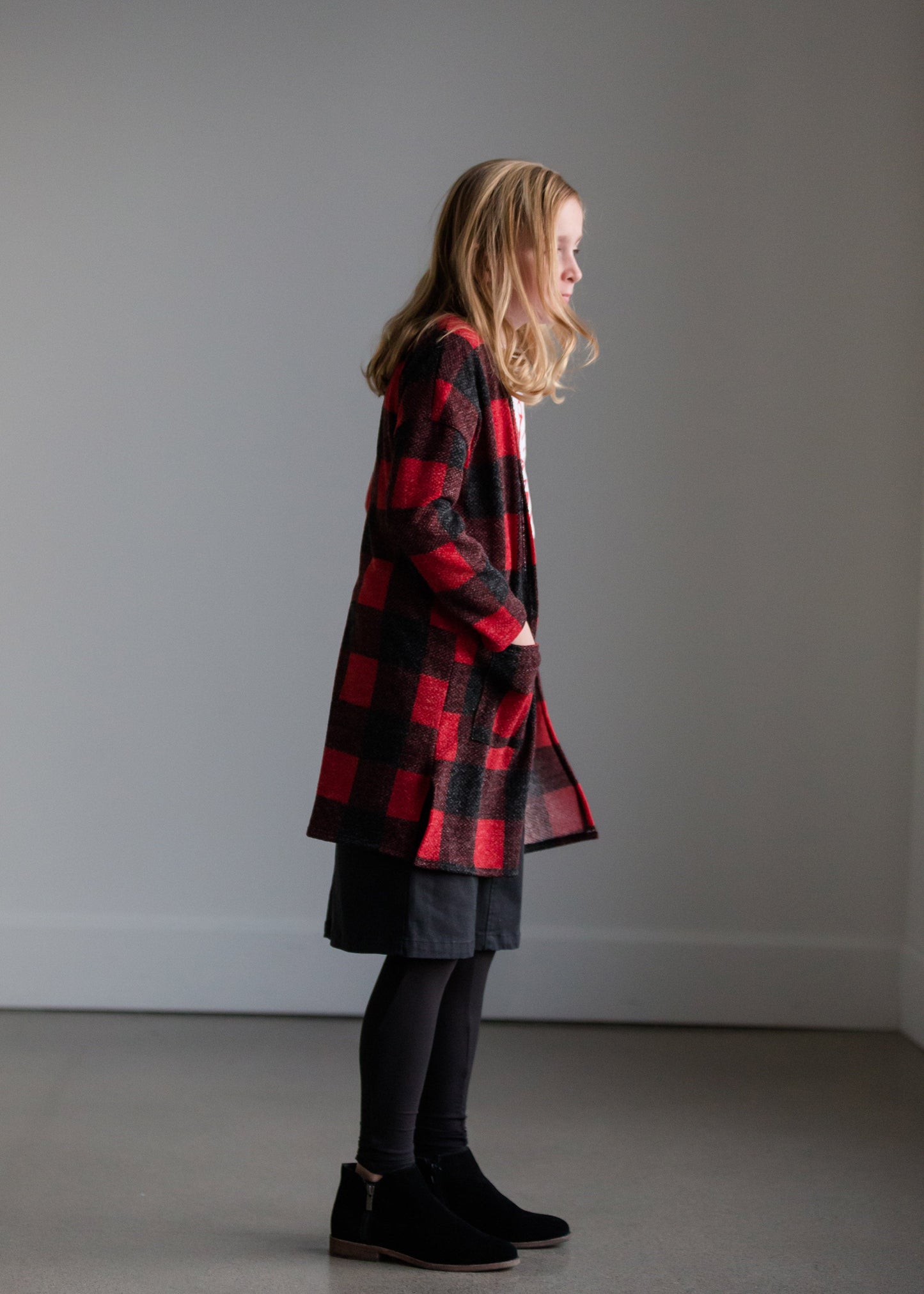 Macaron Plaid Open Front Cardigan - FINAL SALE Layering Essentials