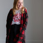 Macaron Plaid Open Front Cardigan - FINAL SALE Layering Essentials
