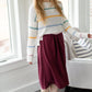 Macaron Striped Knit Sweater - FINAL SALE Tops