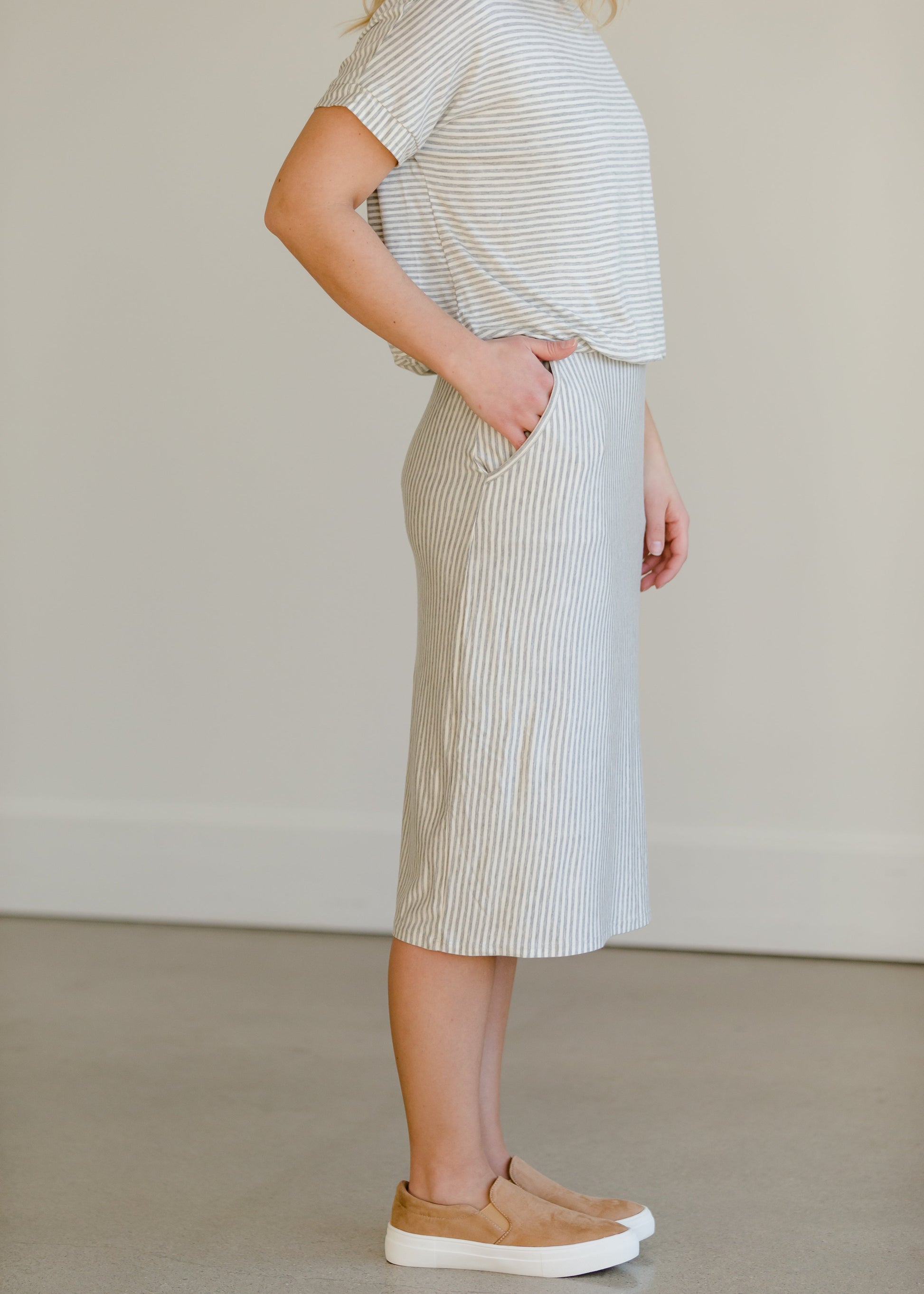 Maddie Striped Midi Dress - FINAL SALE Dresses