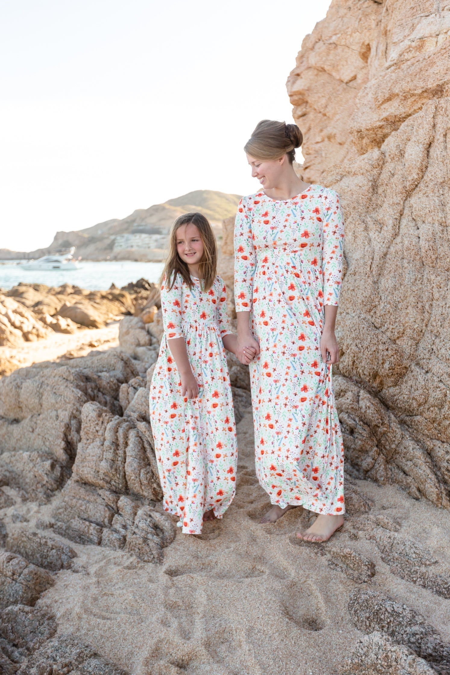 Maggie Floral Girl's Maxi Dress Inherit Co.