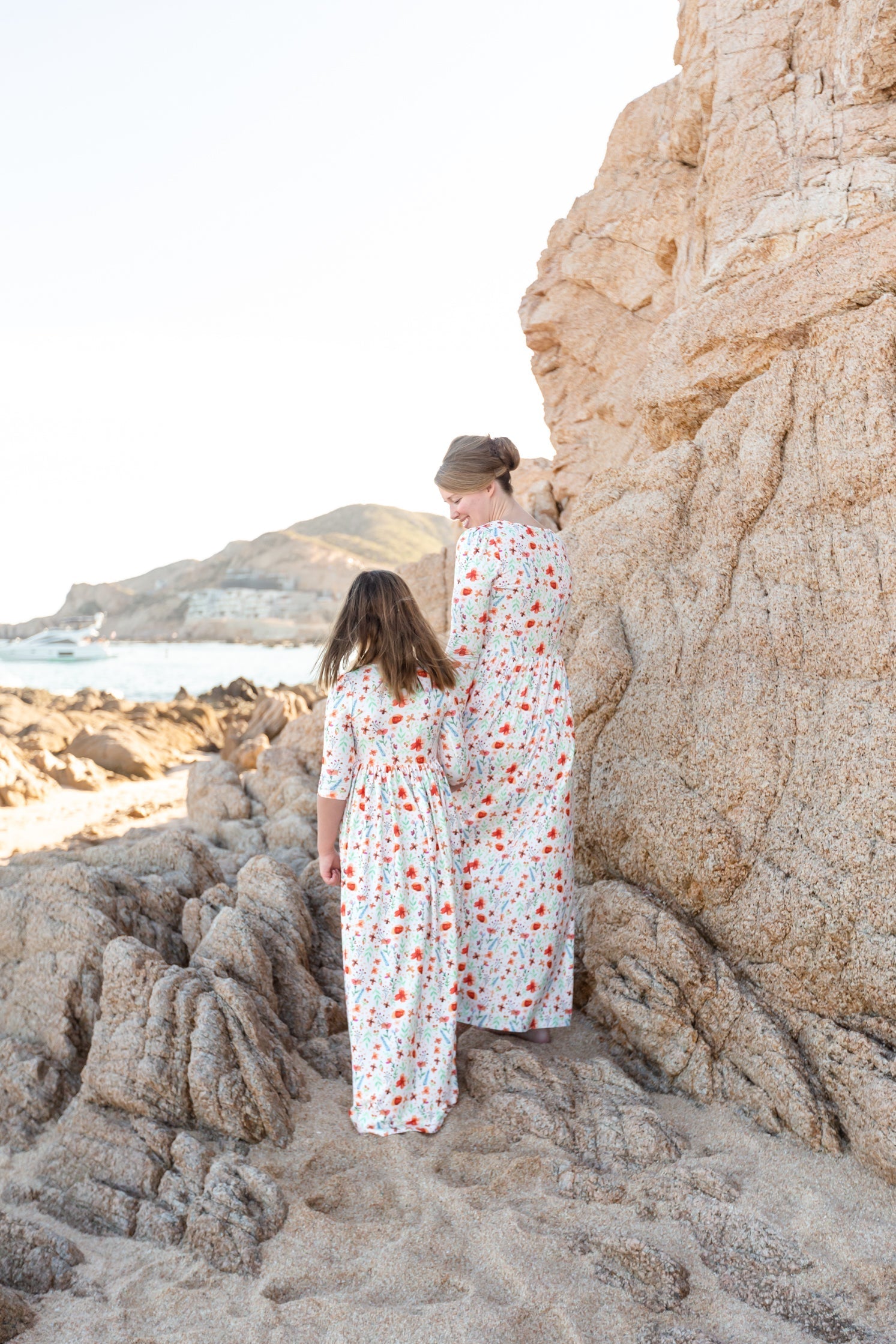 Maggie Floral Girl's Maxi Dress Inherit Co.
