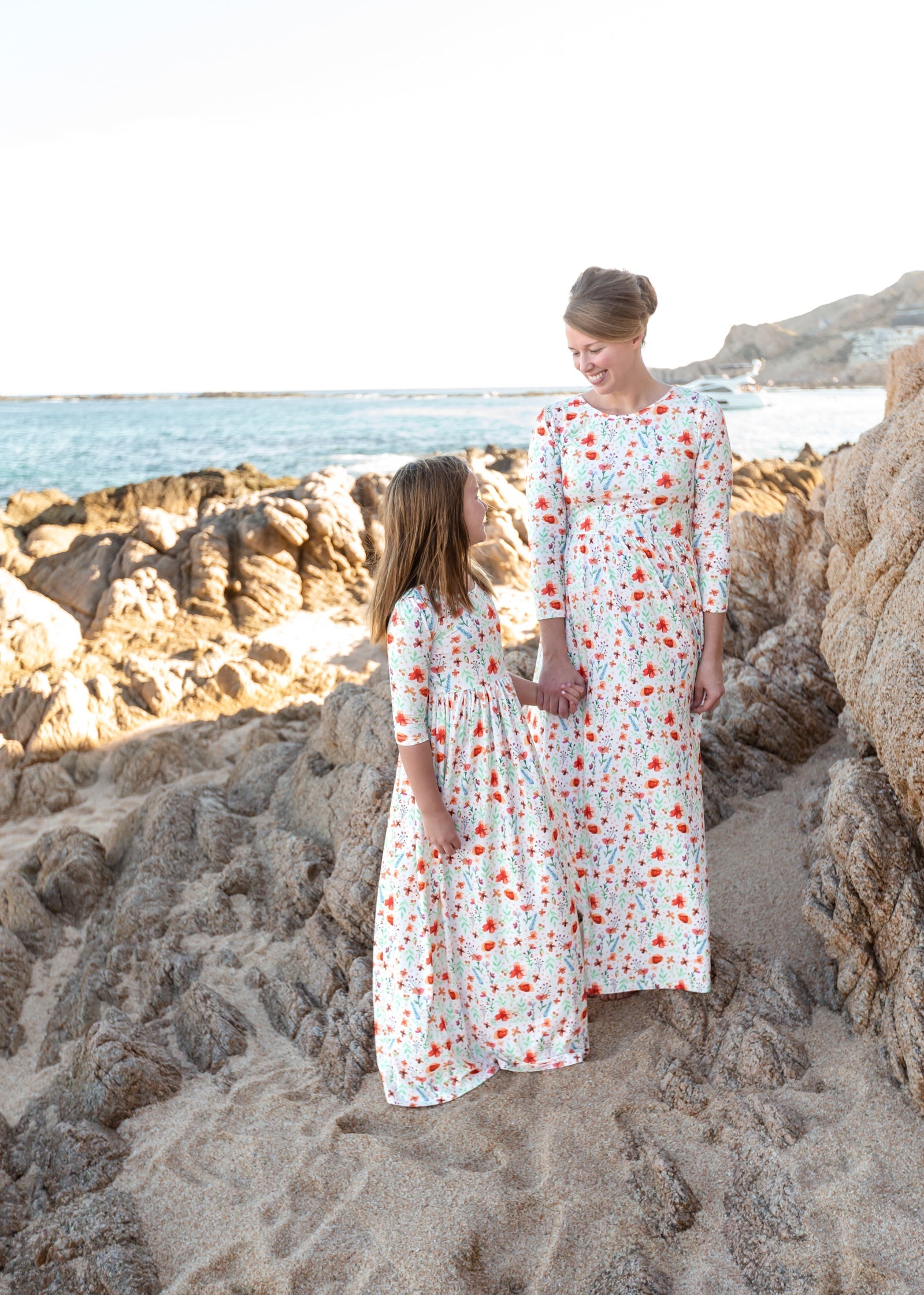 Maggie Floral Girl's Maxi Dress Inherit Co.