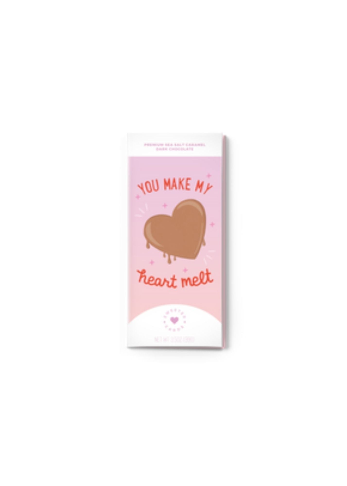 Make My Heart Melt Chocolate Greeting Card Home & Lifestyle Sweeter Cards - Chocolate Bar Greeting Cards