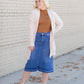 Marley A-line Midi Denim Skirt Skirts