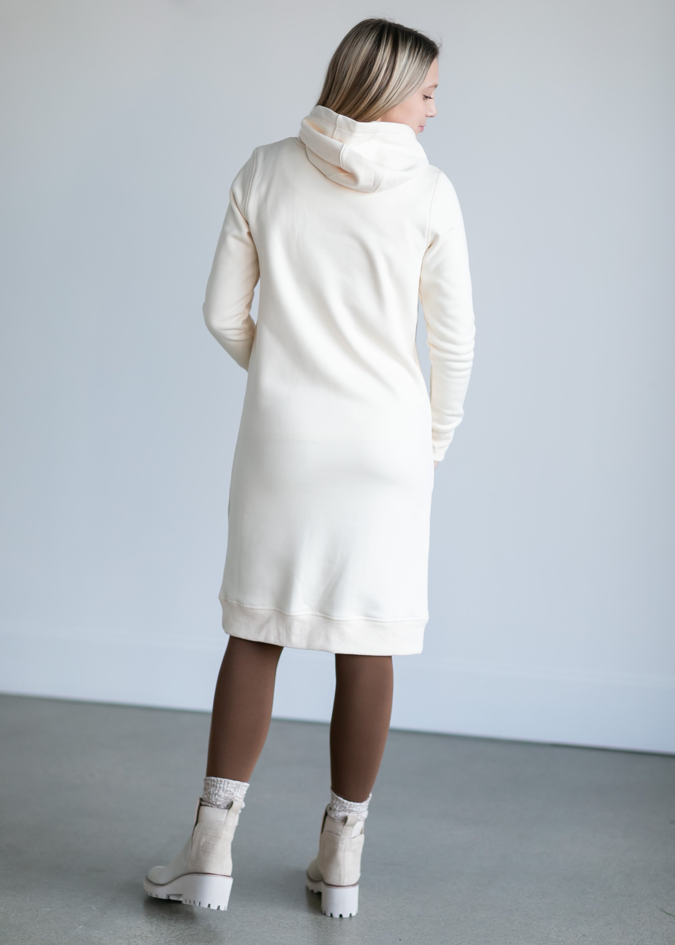 Sweatshirt midi dress top