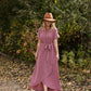 Mauve Hi Lo Belted Maxi Dress - FINAL SALE Dresses