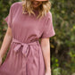 Mauve Hi Lo Belted Maxi Dress - FINAL SALE Dresses