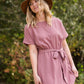 Mauve Hi Lo Belted Maxi Dress - FINAL SALE Dresses