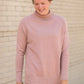 Mauve High Neck Sweater Tops
