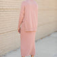 Mauve High Neck Sweater Tops