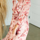 Mauve Long Sleeve Floral Midi Dress - FINAL SALE Dresses