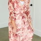 Mauve Long Sleeve Floral Midi Dress - FINAL SALE Dresses