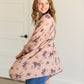 Mauve Multi Color Floral Kimono Layering Essentials