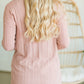 Mauve Open Front Textured Cardigan Layering Essentials