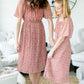 Mauve Square Neck Floral Dress - FINAL SALE Dresses