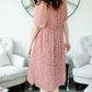 Mauve Square Neck Floral Dress - FINAL SALE Dresses