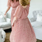 Mauve Square Neck Floral Dress - FINAL SALE Dresses