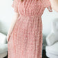 Mauve Square Neck Floral Dress - FINAL SALE Dresses