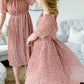 Mauve Square Neck Floral Dress - FINAL SALE Dresses
