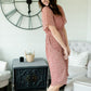 Mauve Square Neck Floral Dress - FINAL SALE Dresses